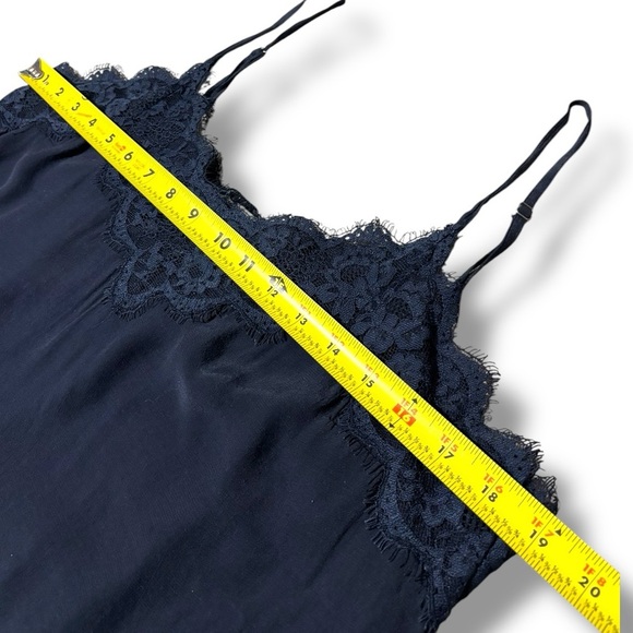 Abercrombie & Fitch Lightweight Relaxed Fit Black Lace Tank Top Camisole - Picture 15 of 16